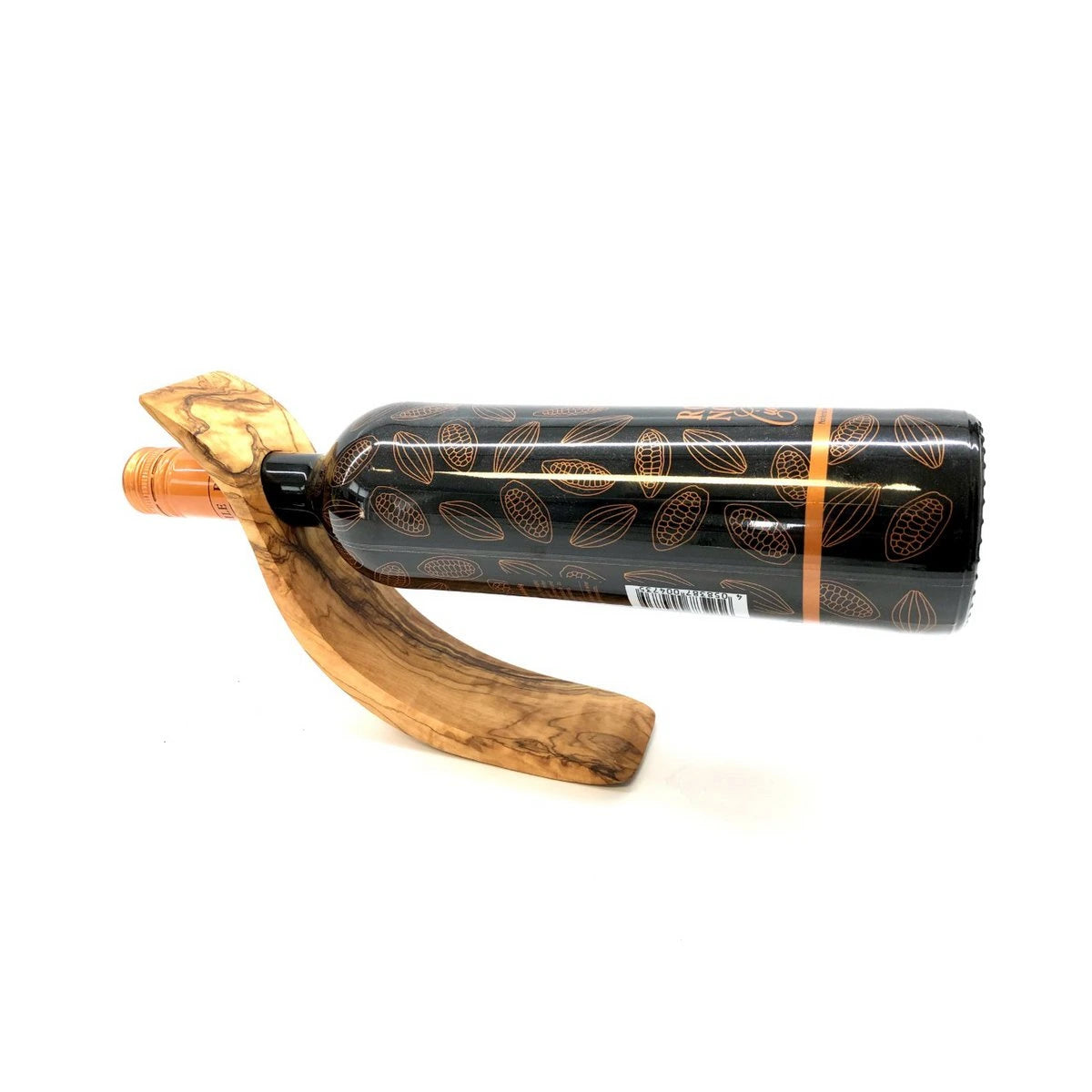 Weinflaschenhalter Welle aus Olivenholz – dekorativ & ausbalanciert Olivenholzprodukt