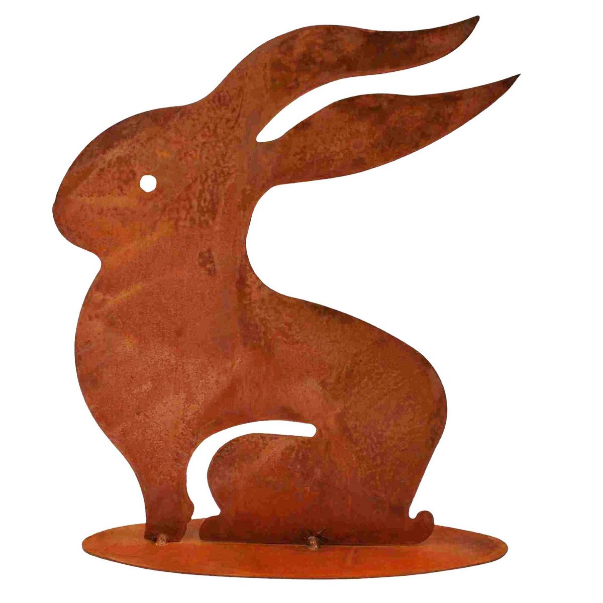 Rost Deko Hase Ulla H25cm Metall Fensterbrett Vintage Osterdekoration Gartenfigur Ostern Vintage