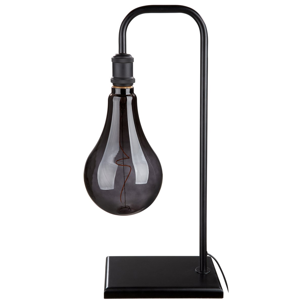 Tischlampe Industrial H57cm Schwarz LED Edison Retro Design Dekoration Vintage