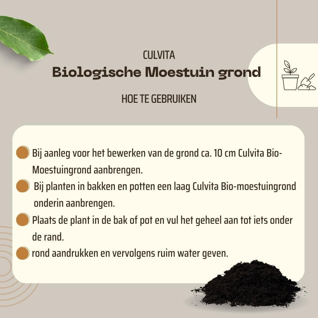 Culvita Bio-Gemüseerde 40L – Nachhaltige Erde für den Biogarten und Urban Gardening - grüne-wurzel