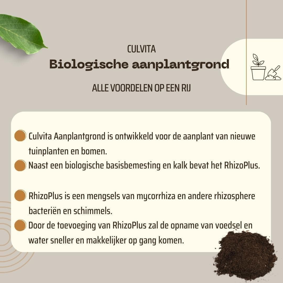 Culvita Bio-Pflanzerde 40L – Premium Erde für Gartenpflanzen und Baumanpflanzungen - grüne-wurzel