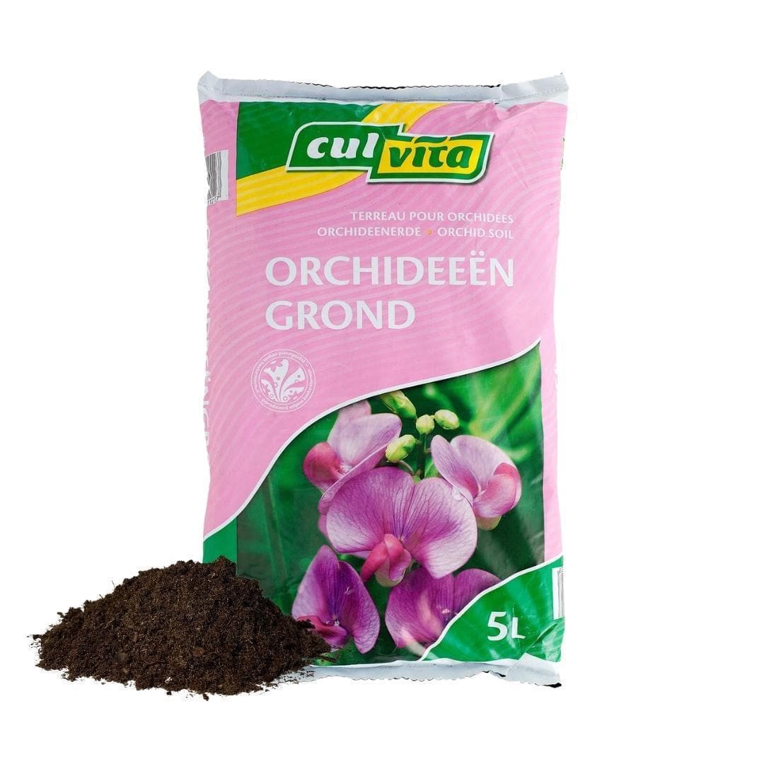 Culvita Orchideenerde 5L - Spezialsubstrat für prachtvolles Orchideenwachstum - grüne-wurzel