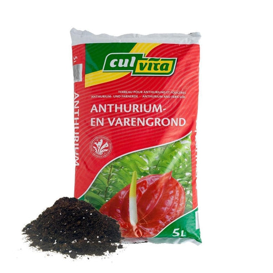 Culvita Spezial-Blumenerde für Anthurien & Farne, 5L – Optimales Wachstum für Ihre Zimmerpflanzen - grüne-wurzel