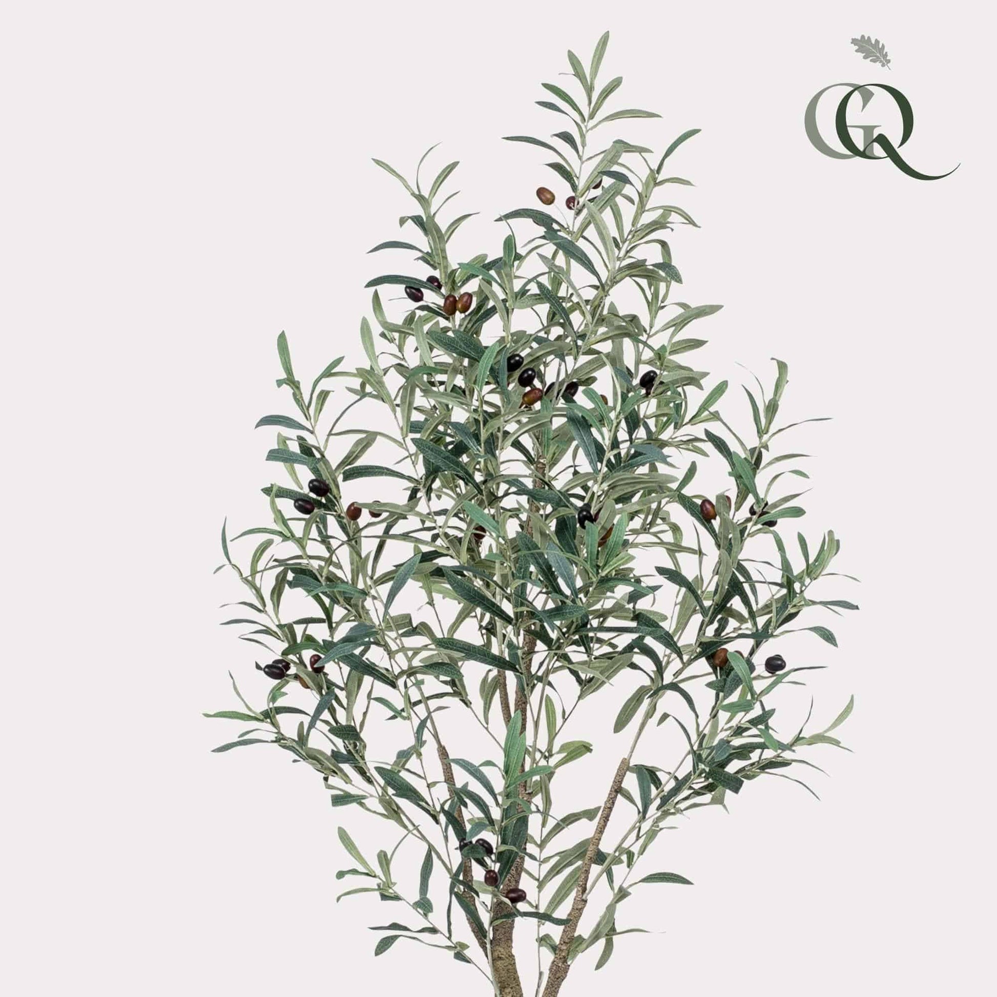 Kunstpflanze Olea europaea - Olivenbaum - 140 cm - Zimmerpflanze - künstliche Pflanzen wie echt - grüne-wurzel