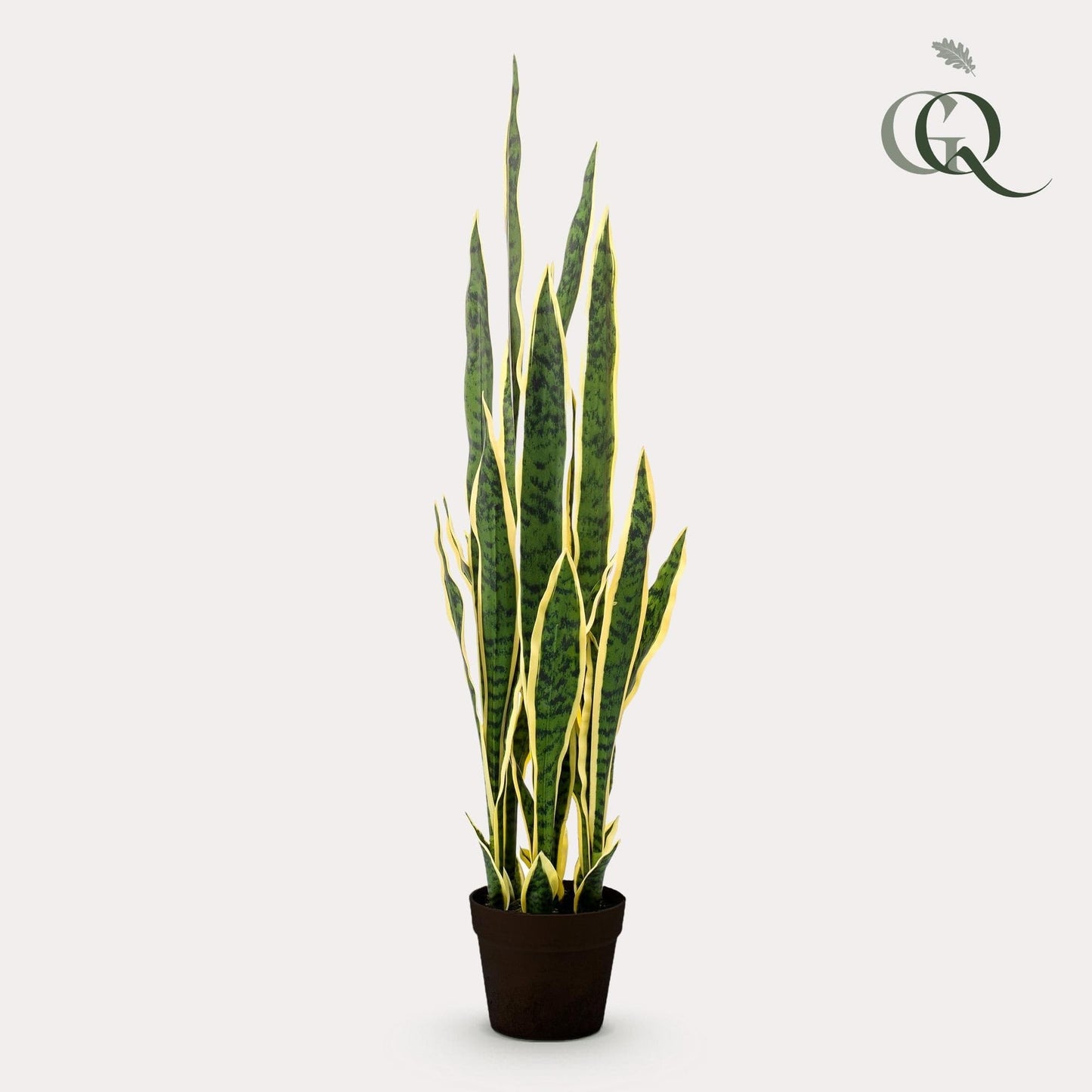 Kunstpflanze - Sansevieria Trifasciata - Frauenzunge - 97 cm - Zimmerpflanze - Bogenhanf - künstliche Pflanzen wie echt - grüne-wurzel