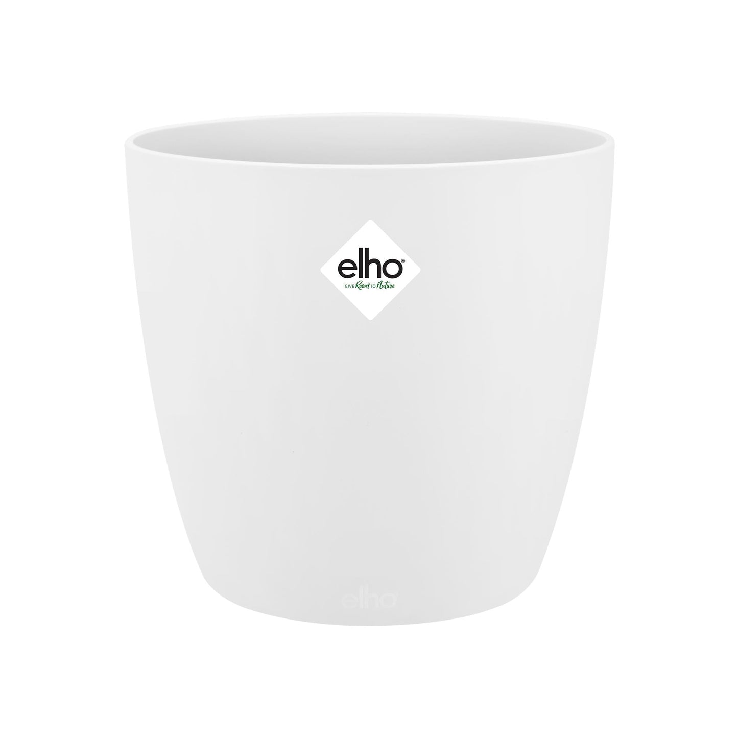 Elho Brussels Round Topf - recycelter Kunststoff - Ø20cm x H19cm - Indoor-Topf