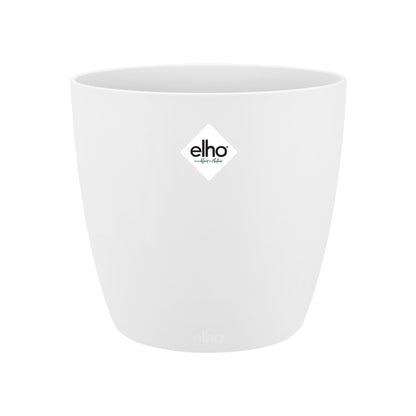 Elho Brussels Round Topf - recycelter Kunststoff - Ø20cm x H19cm - Indoor-Topf