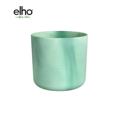 Elho Ocean Round Topf 100% - Recycelter Kunststoff Ø18cm - Atlantikblau oder Pazifikgrün - Indoor Dekoration - Pflanzentopf