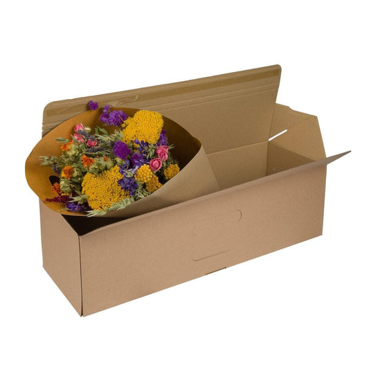 Trockenblumen - Getrocknete Blumen - Bouquet in Geschenkbox - Multi - ↕60cm - grüne-wurzel