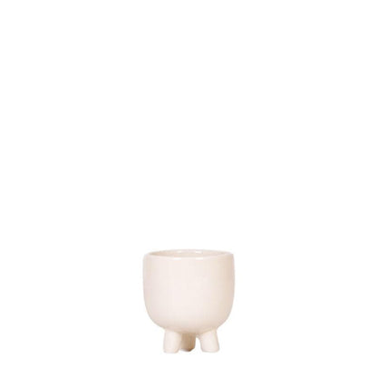 Kolibri Home | Gummy pot travertine Ø9cm - Ø6cm - grüne-wurzel