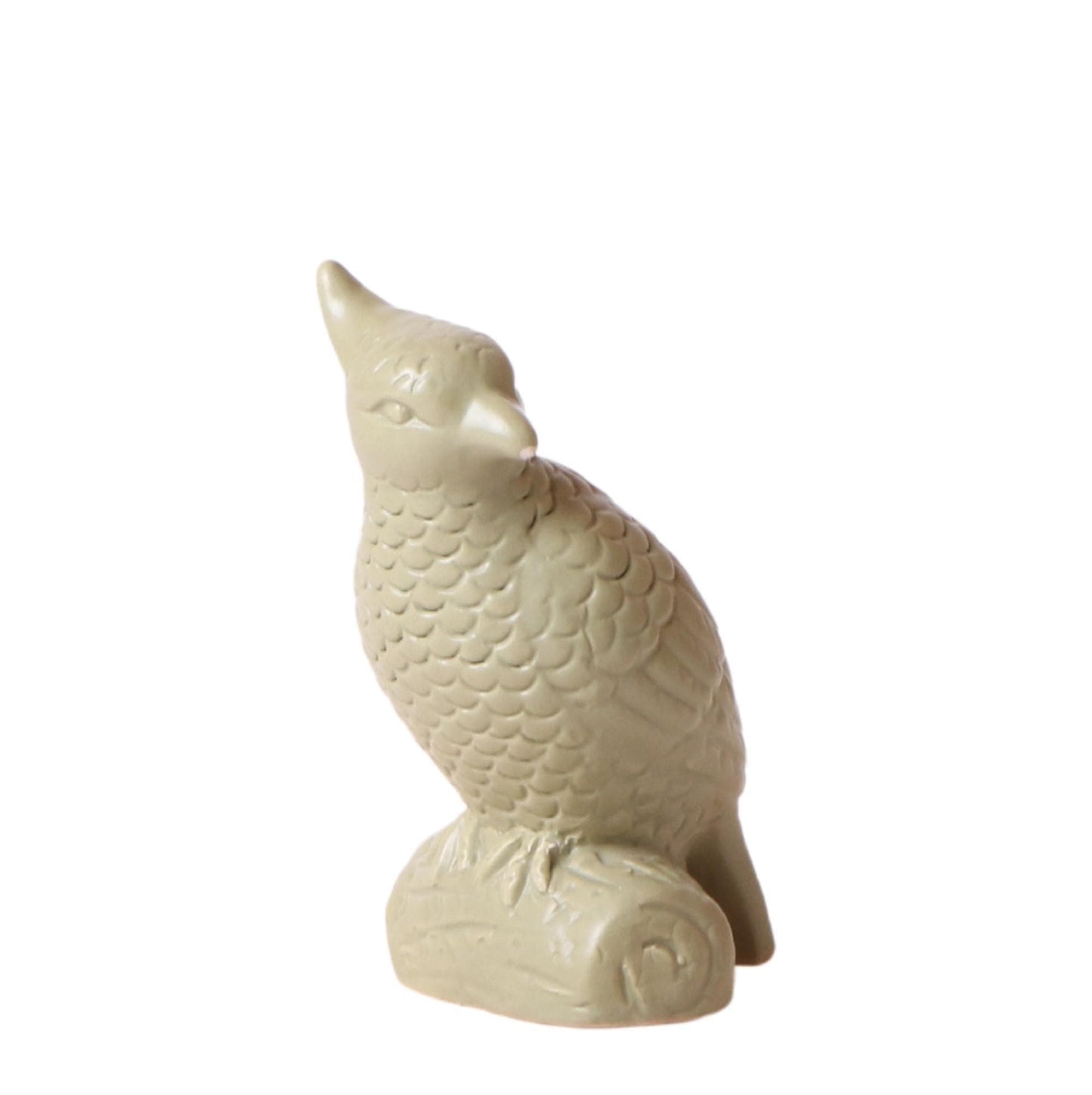 Kolibri Home | Grüngetönte Kakadu-Skulptur - 12cm - Dekoratives Polystone Ornament Vogel Dekoration - grüne-wurzel