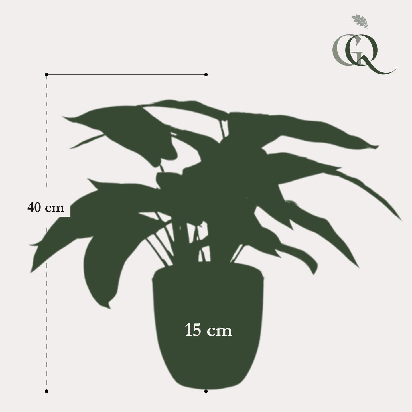 Calathea Zebrina Kunstpflanze - 38 cm - Zimmerpflanze - künstliche Pflanzen wie echt - grüne-wurzel