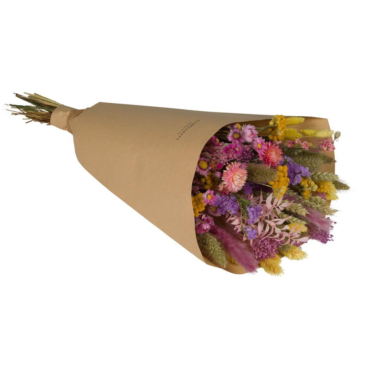 Bunter Trockenblumenstrauß - Field Bouquet Large - Flieder - Höhe: 60 cm - Getrocknete Blumen - Trockenblumenstrauß - Trockenblumen - grüne-wurzel