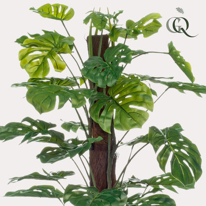 Kunstpflanze Monstera Deliciosa - Löcherpflanze - 110 cm - Zimmerpflanze - künstliche Pflanzen wie echt - grüne-wurzel