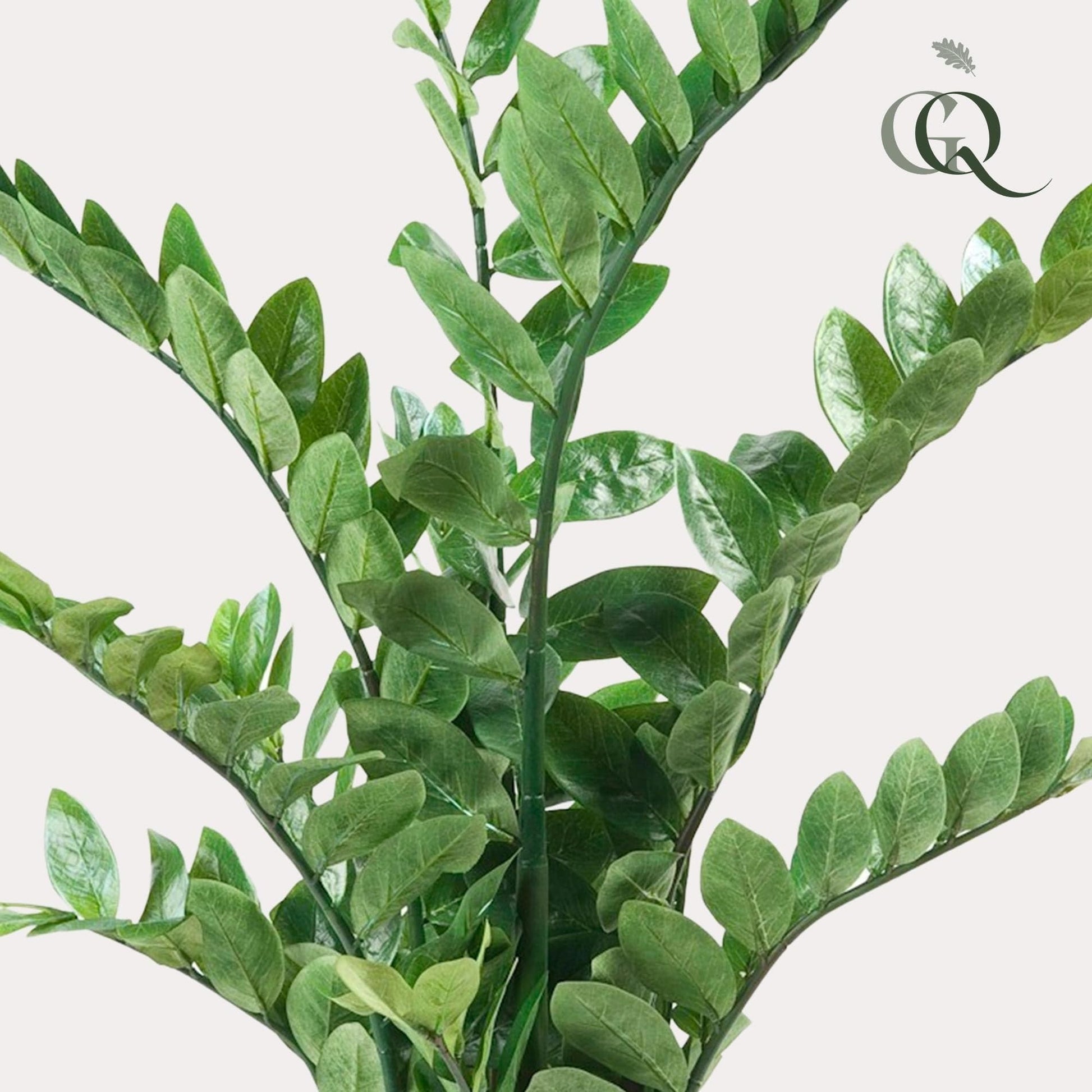 Kunstpflanze Zamioculcas - Zimmerpalme - 110 cm - künstliche Pflanzen wie echt - grüne-wurzel