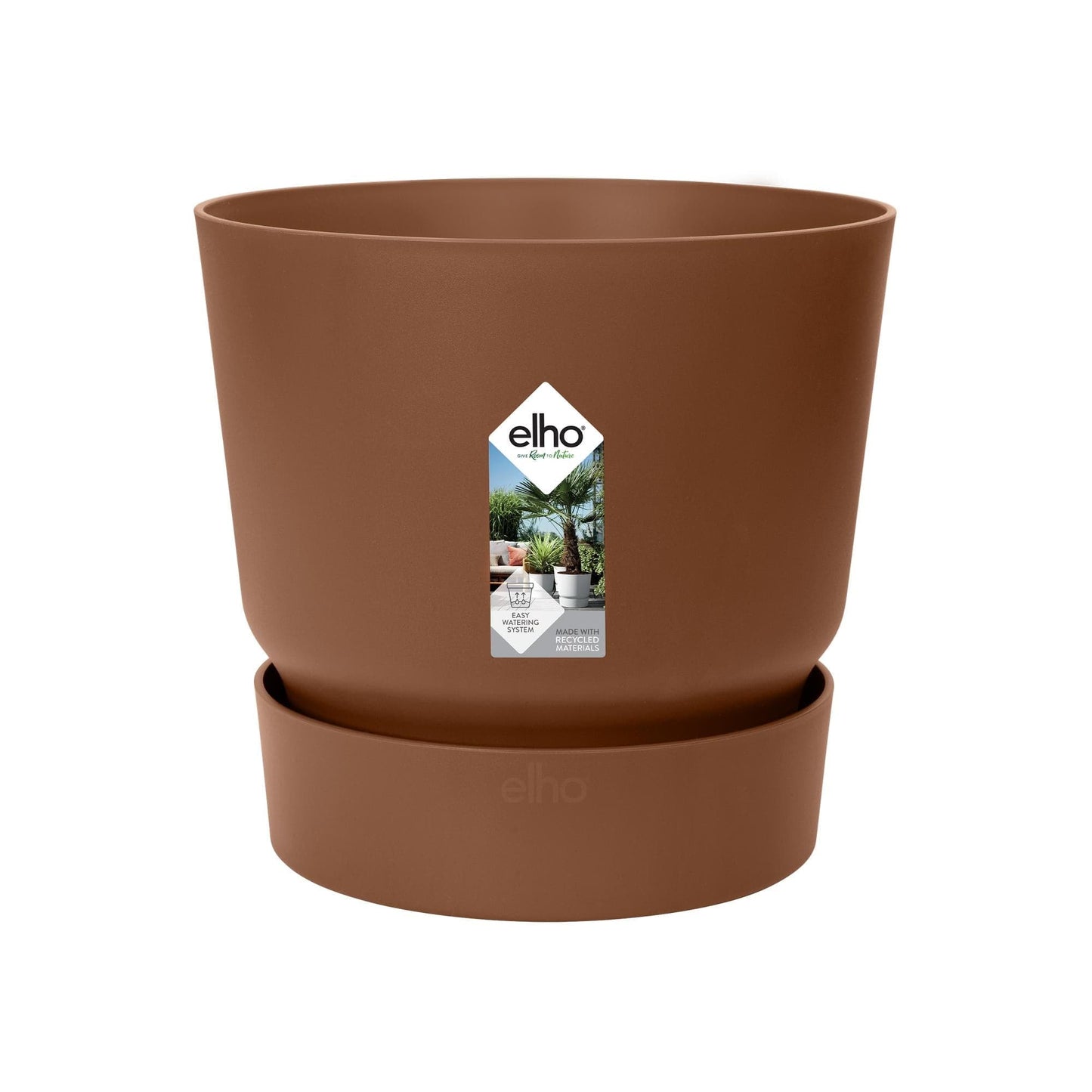 Pot elho Greenville round white - Diameter: 14 cm, Height: 13 cm white plant pot