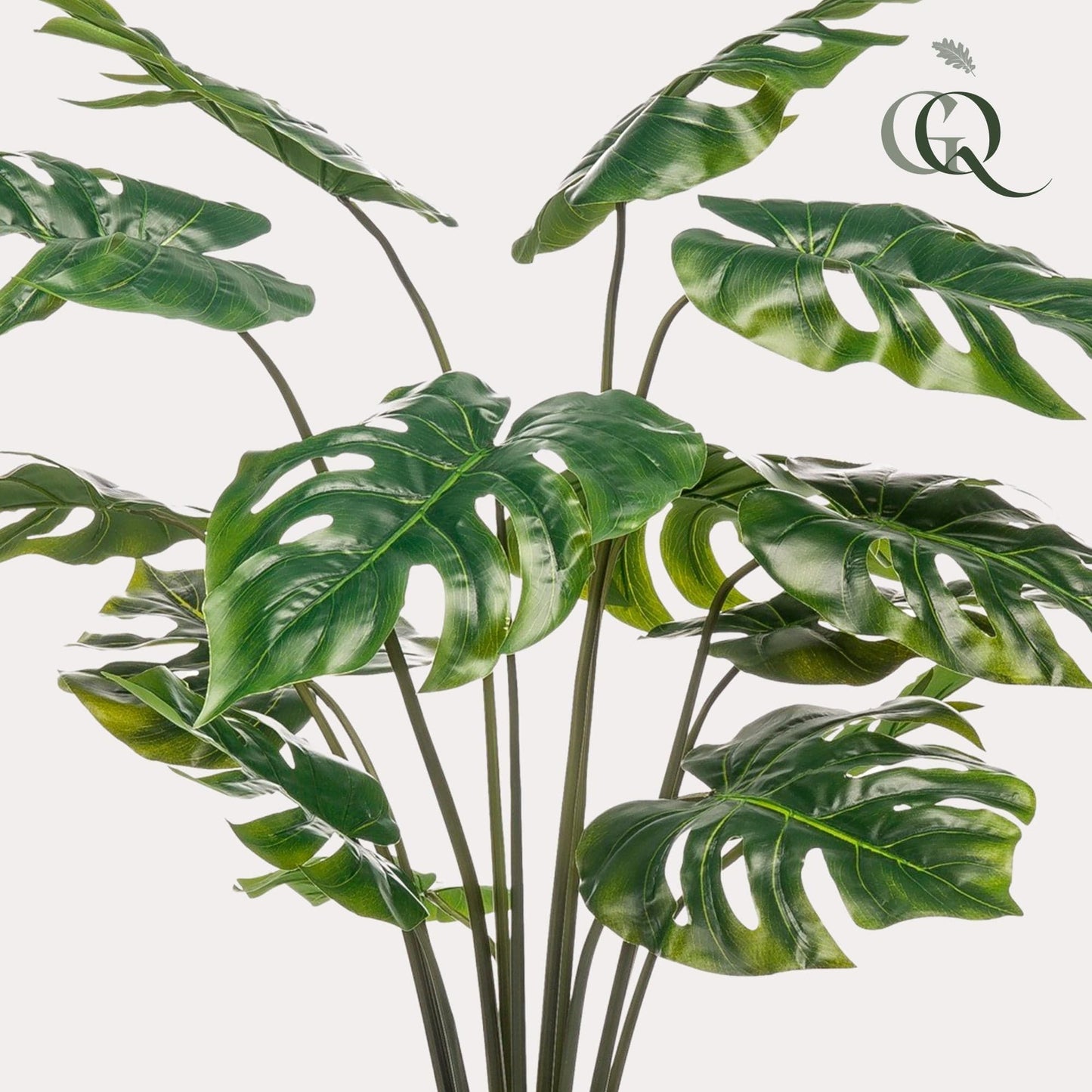 Kunstpflanze - Monstera Deliciosa - Löcherpflanze - 80 cm - Zimmerpflanze - künstliche Pflanzen wie echt - grüne-wurzel