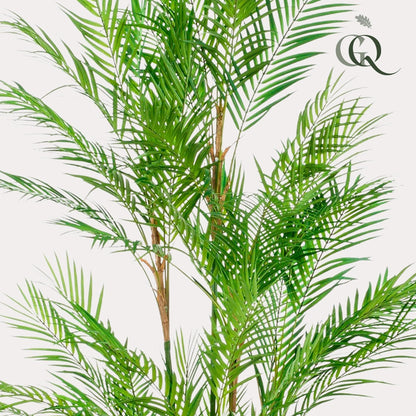 Kunstpflanze - Chamaedorea Elegans - Bergpalme - 180 cm - Zimmerpflanze - künstliche Pflanzen wie echt - grüne-wurzel