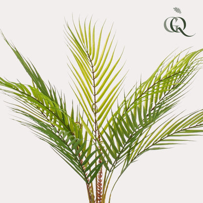 Kunstpflanze - Chamaedorea Elegans - Bergpalme - 50 cm - Kunstpalme - Zimmerpflanze - künstliche Pflanzen wie echt - grüne-wurzel