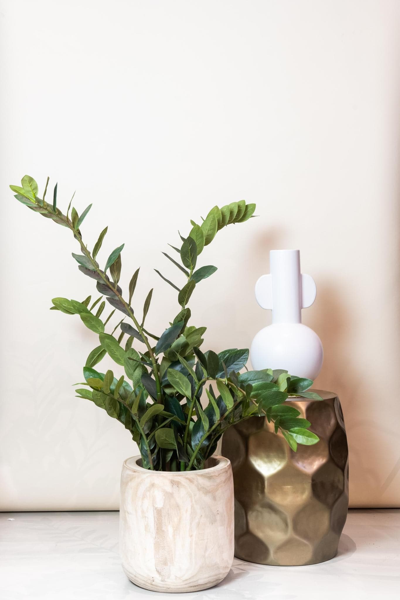 Kunstpflanze Zamioculcas - Zimmerpalme - 110 cm - künstliche Pflanzen wie echt - grüne-wurzel